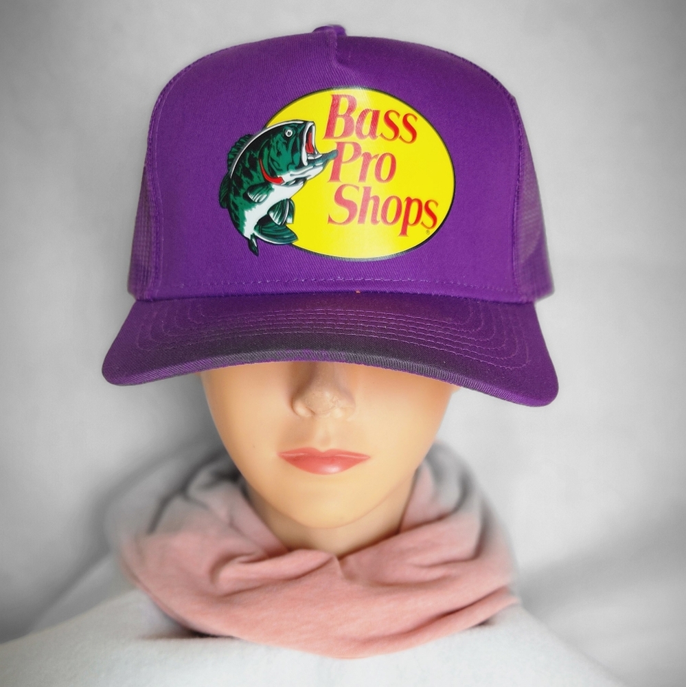 Brand New - Bass Pro Shops Trucker Hat - Purple baseball cap